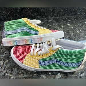 Vans Limited Edition Sk8 Pride Midi Too Sneakers Mens 5.5 / Women’s 7 LGBTQ